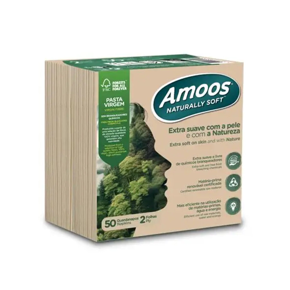 Guardanapos 40x40 2Fls Naturally Soft P&P 50un - 651662529