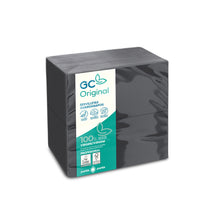 Carregar imagem no visualizador da galeria, Guardanapos 30x40 1/6 P&amp;P Preto 150un - Pack 4 un.