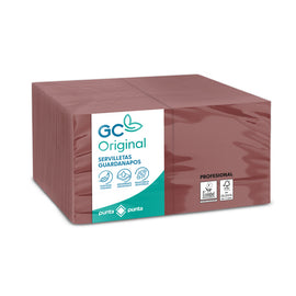Guardanapos 20x20 2fls P&P Bordeaux 100un - Pack 3un.