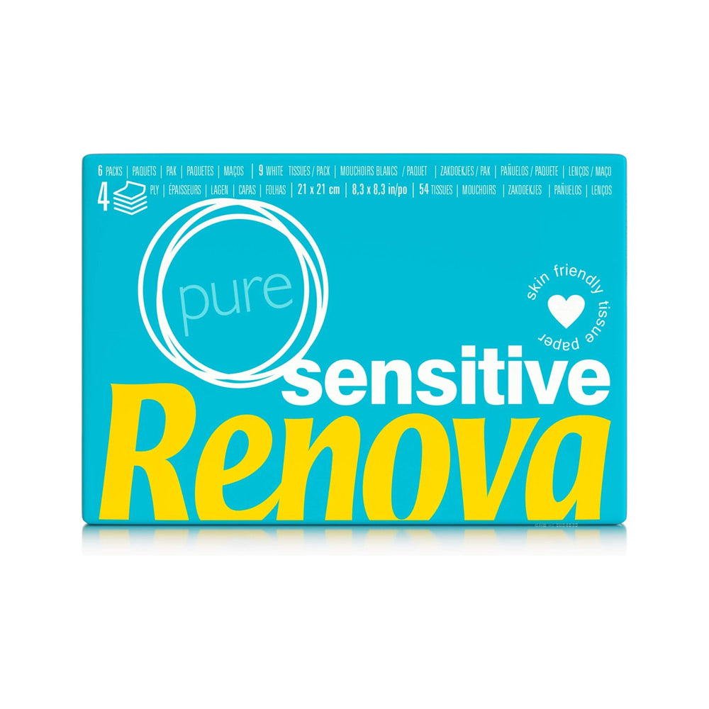 Lenços Papel Renova Sensitive Pacotes 6un - Pack 2 un