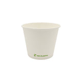 Copos Papel 089ml 3oz Plastic Free Branco 50un