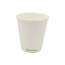 Carregar imagem no visualizador da galeria, Copos Papel 210ml 7oz Plastic Free Branco 50un - 6611084