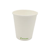 Copos Papel 210ml 7oz Plastic Free Branco 50un