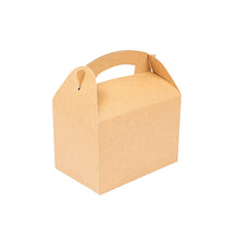 Carregar imagem no visualizador da galeria, Caixa Kraft Asa Menu Lunch Box Criança 17x16x10cm 50un - 6621352