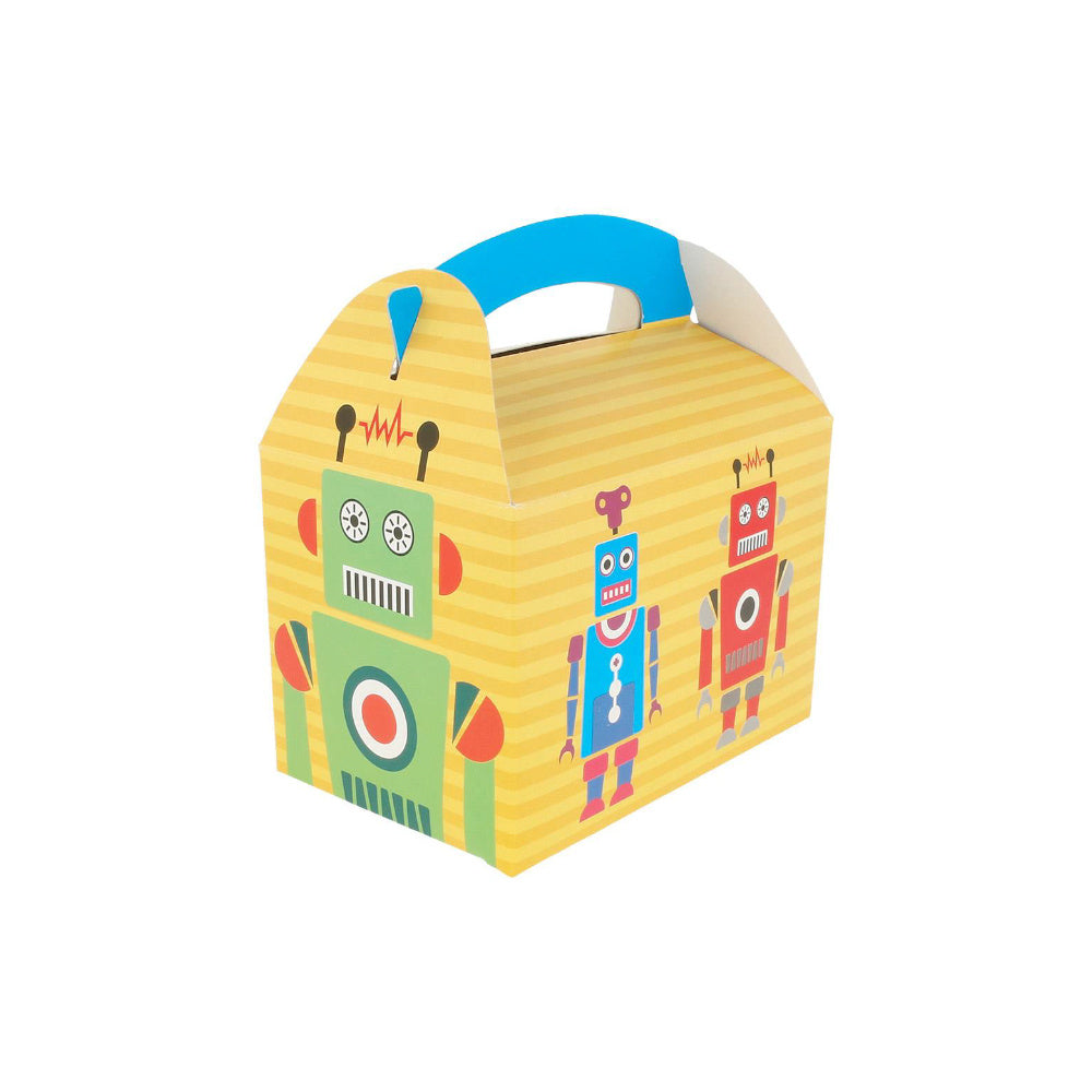 Caixa Kraft Asa Menu Lunch Box Robot 15,5x10,5x17,5cm 50un - 6621353