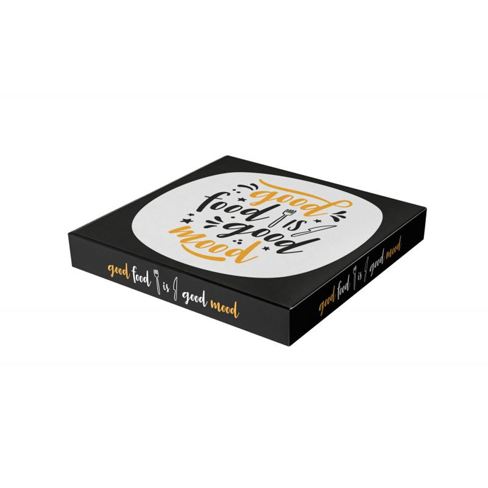 Caixa Pizza Cartão 360x360x40mm c/ Impressão, 100un.