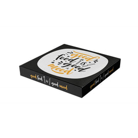 Caixa Pizza Cartão 360x360x40mm c/ Impressão, 100un.