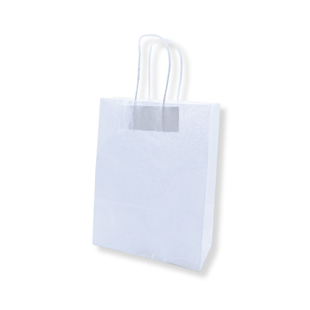 Saco 32x14x40cm Papel Branco c/Asas 100gr 1un - 6701852