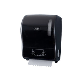 Dispensador Toalhas Rolo c/Auto-Corte Preto Mate