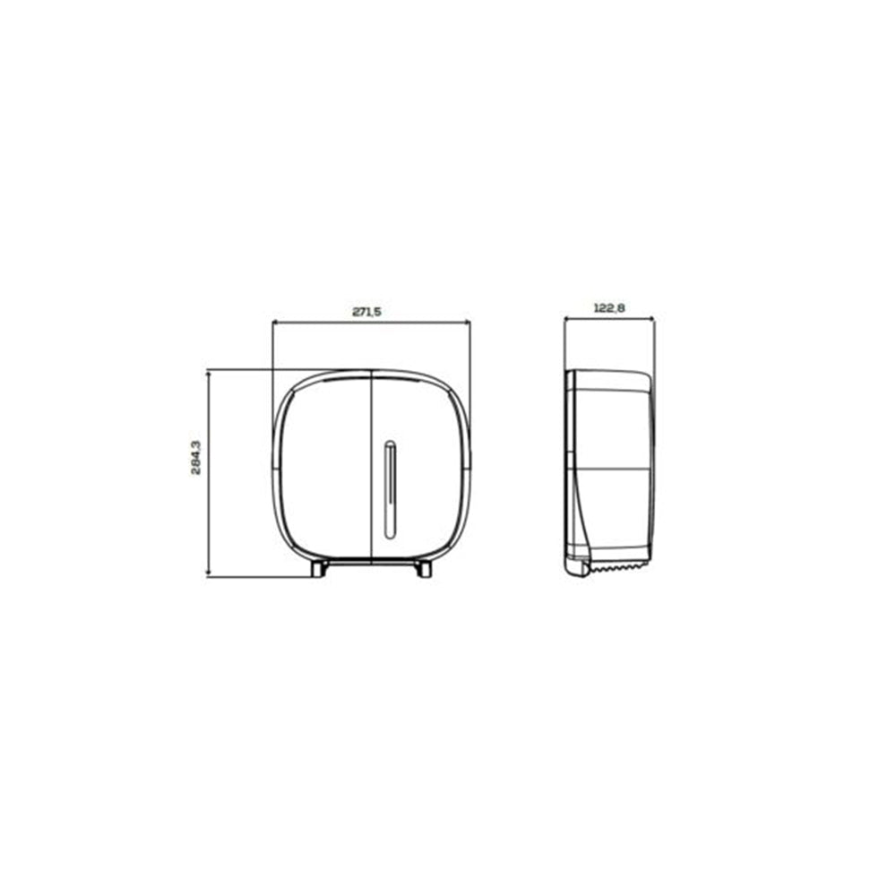 Dispensador Papel Higiénico Jumbo Jofel Branco Mate