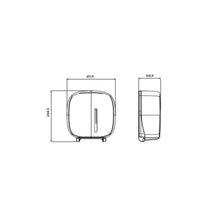 Carregar imagem no visualizador da galeria, Dispensador Papel Higiénico Jumbo Jofel Branco Mate