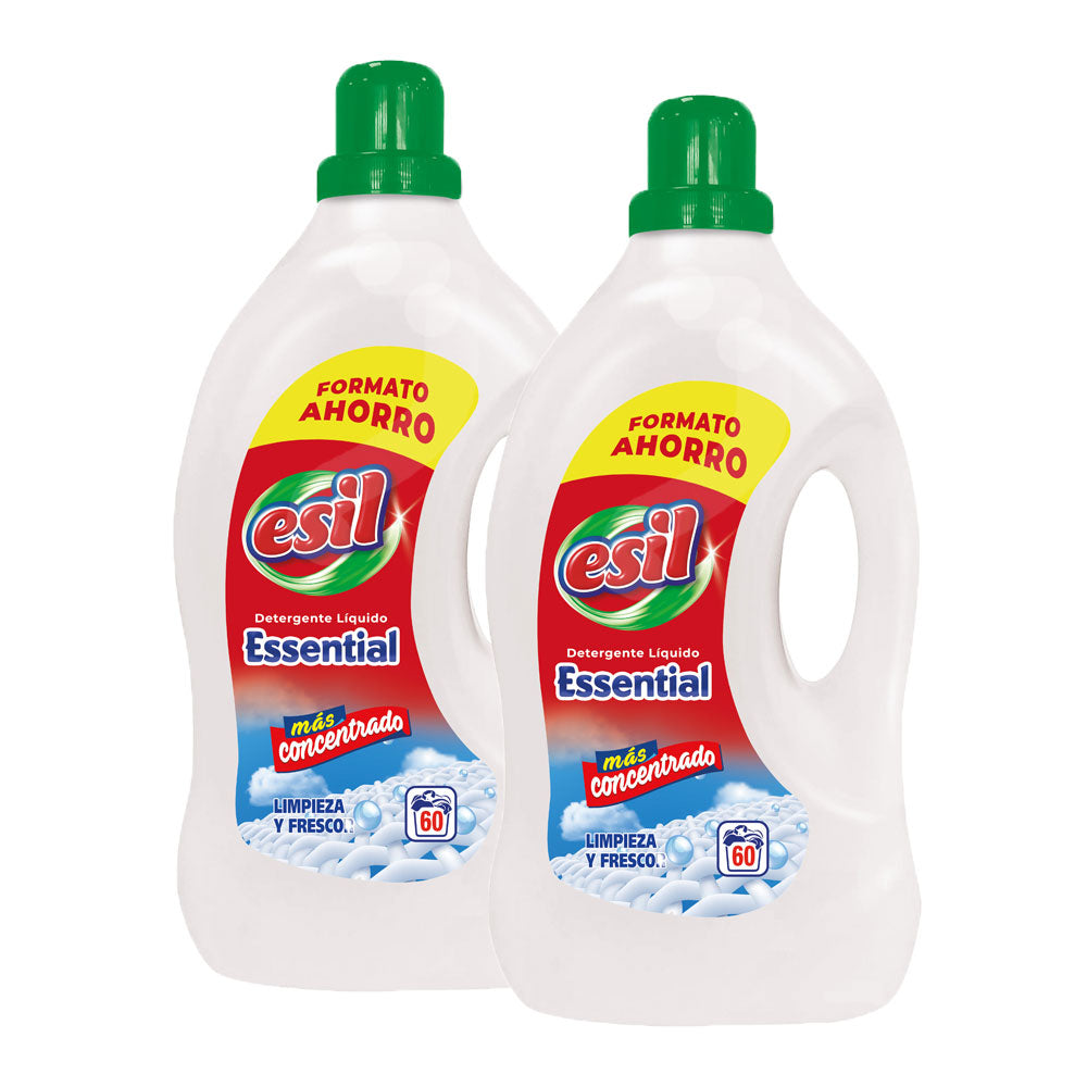 Detergente Líquido Esil Essential 60+60 Doses Pack2un - 6831152