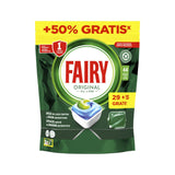 Detergente Máquina Loiça Pastilhas Fairy Original 29+15un