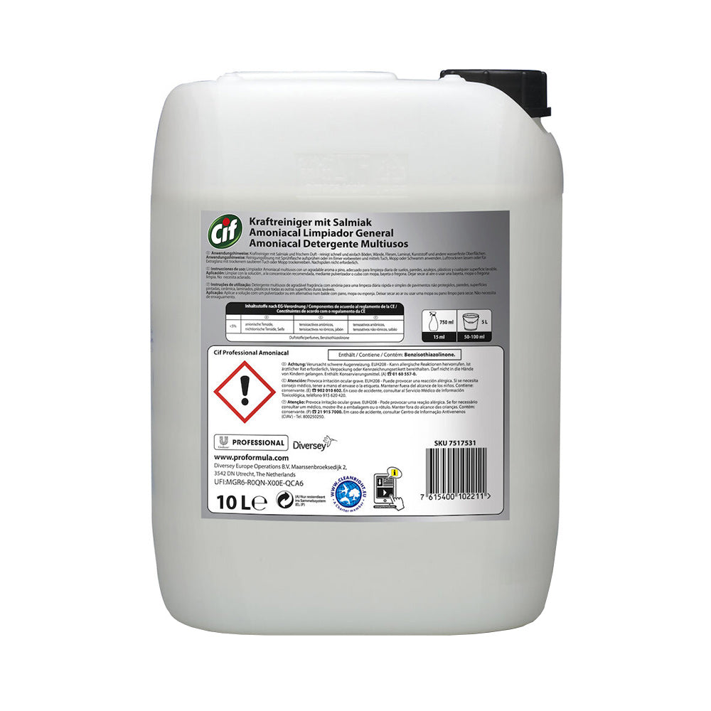 Detergente Cif PF Multiusos Amoniacal 10L