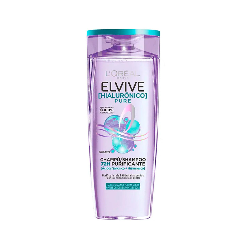 Champô Elvive Hialuronico Pure 380ml - 6837519