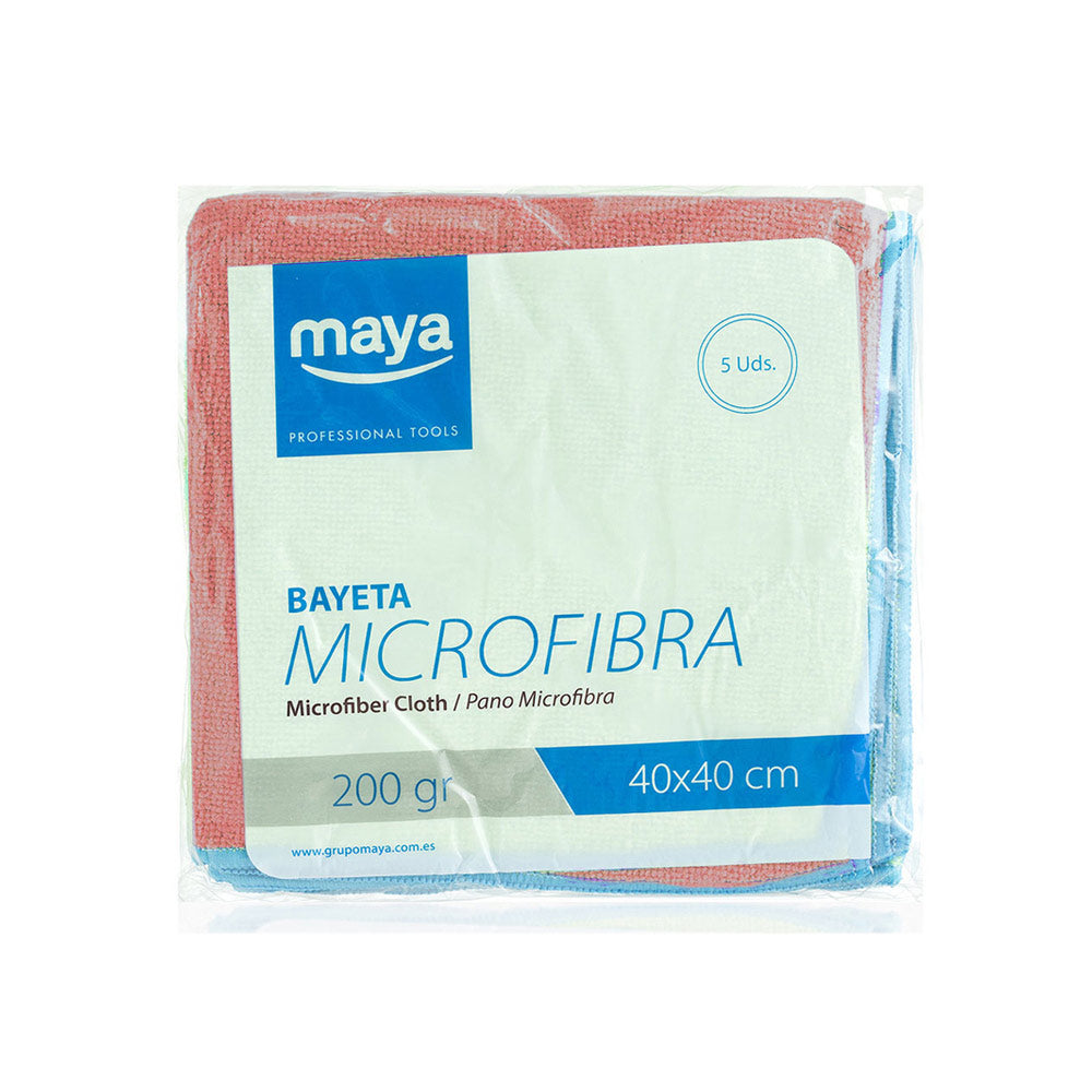 Pano Microfibra Terry 40x40cm Vermelho Pack 5un - 68510149