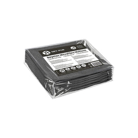 Pano Microfibra 35x38cm 240g Terry Preto Pack 5un