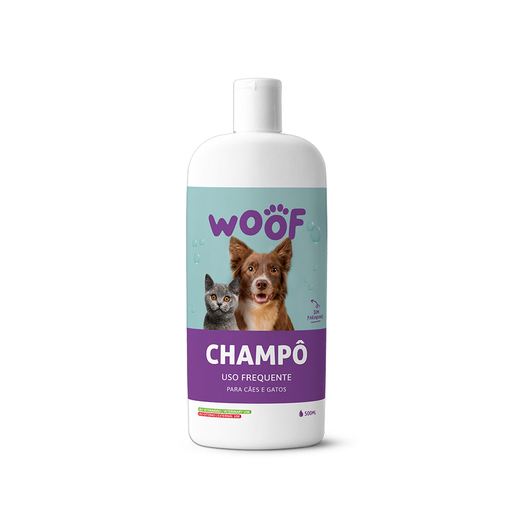 Champô para Cães e Gatos Uso Frequente WOOF 500ml - 68610002