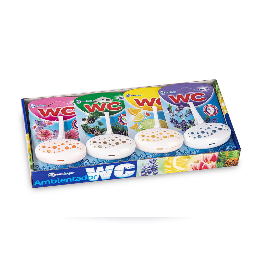 Bloco Sanitário WC Floral 50gr - Pack 2 un.
