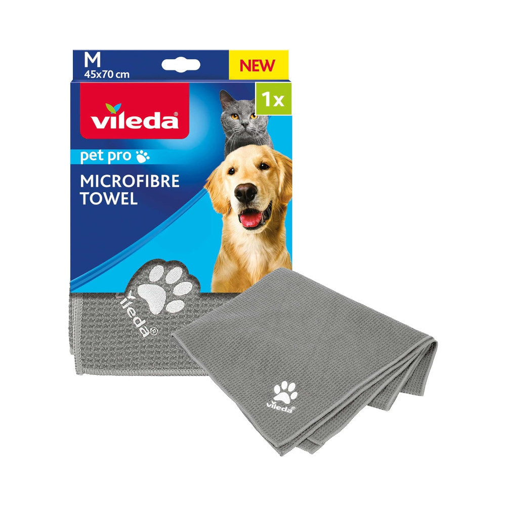 Toalha Microfibras Pet Pro M 45x70cm Vileda - 6863004