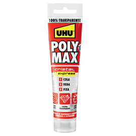 Cola e Veda Poly Max Cristal Express Tubo UHU 115g - 10737020