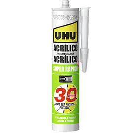 Silicone Isolamento e Fissuras Acrílico Branco UHU 280ml - 10738325