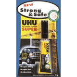 Cola Rápida UHU Strong Safe 7gr Blister 1un