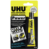 Cola Power Transparent FLEX+CLEAN UHU 18g