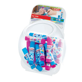 Cola Stick 10gr Tesa Fantasia Azul e Rosa Bomboneira 48un - 10757010