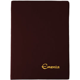 Porta Ementas A4 4 Bolsas Bordeaux - 1471203