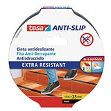 Fita Adesiva Tesa Anti-Derrapante 25mmx15m Preto