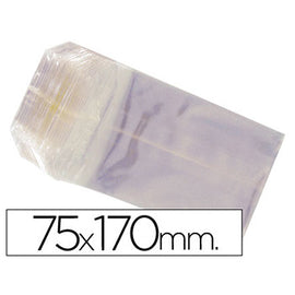 Sacos Celofane 75mmx170mm (Pack100) - 16128099