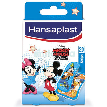 Pensos Rápidos HANSAPLAST Junior Mickey 20un - 1911801