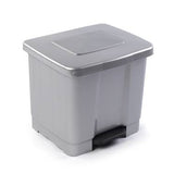 Contentor c/Pedal 35 Litros Prata