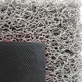Tapete Malha em PVC 40x60cm c/Rebordo Cinza (Vinil Espargue) - 6491045
