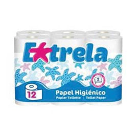 Papel Higiénico Doméstico 12mts 2Fls 12 Rolos - 6501038