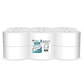 Papel Higiénico (Jumbo) 2Fls 180mts Amoos Ext. Central 12un - 6501069