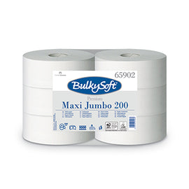 Papel Higiénico (Jumbo) 200mts 2Fls Bulkysoft 6un - 65065902