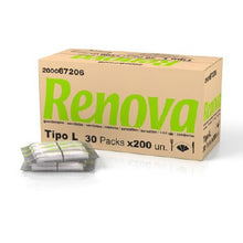 Carregar imagem no visualizador da galeria, Guardanapos Bar 17x17cm Renova Tipo L 30x200un - 6mil - 6511042