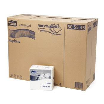 Guardanapos 33x33cm TORK Advanced 2Fls  36x100=3600un - 651605535