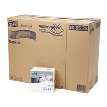 Carregar imagem no visualizador da galeria, Guardanapos 33x33cm TORK Advanced 2Fls  36x100=3600un - 651605535