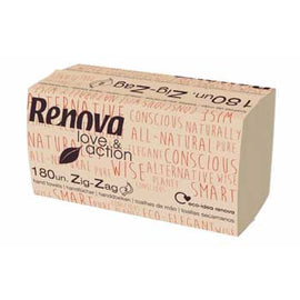 Toalhas Mão ZigZag 22x21cm Renova Love&Action 15x180=2700un - 6521039