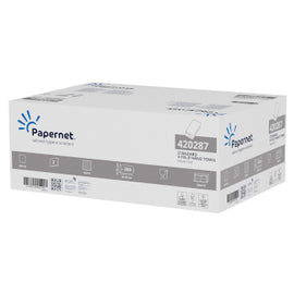 Toalhas Mão ZigZag 21x20,3 2Fls Papernet Pasta 15x266=3990un - 6521045