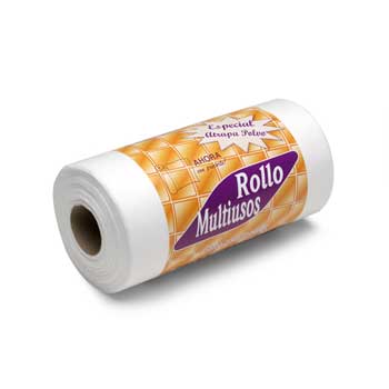 Rolo Pano Limpeza TNT/AirLaid 37mtsx27cm 500gr Branco 1un - 6531051