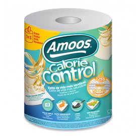 Rolo Toalhas Mão 026mx20,7cm 3Fls Amoos Calorie Control 1un - 6531057