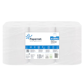 Rolo Toalhas Mão 140mx19,2cm 2Fls PAPERNET Picotado 6un - 6531064