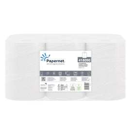 Rolo Toalhas Mão 285mx19,2cm 1Fl PAPERNET Picotado 6un - 6531067