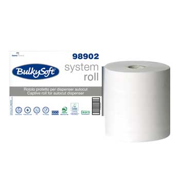 Rolo Toalhas Mão 250mx21cm 2Fls BulkySoft 6un - 65398902