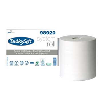 Rolo Toalhas Mão 150mx21cm 2Fls BulkySoft 6un - 65398920