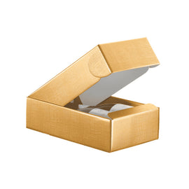 Caixa Cartão p/2 Garrafas Dourado 340x185x90mm - 6581105